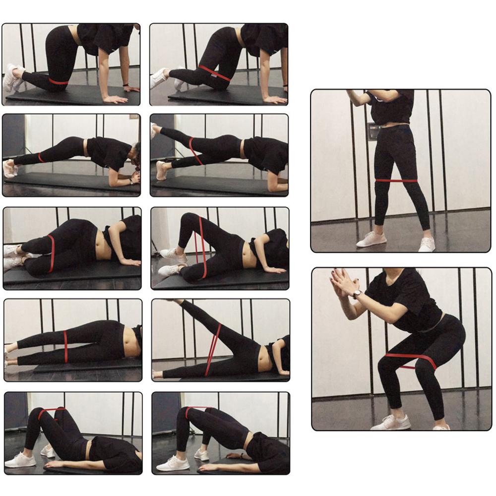 Fitness elastische band rubberen weerstandsbanden gym krachttraining yogabanden