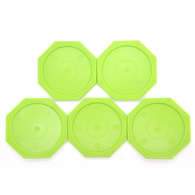 1 ud./10 Uds. 63mm (2-1/2 ") discos hexagonales de mesa de Hockey sobre aire ABS disco de niños MESA DE ENTRETENIMIENTO 72