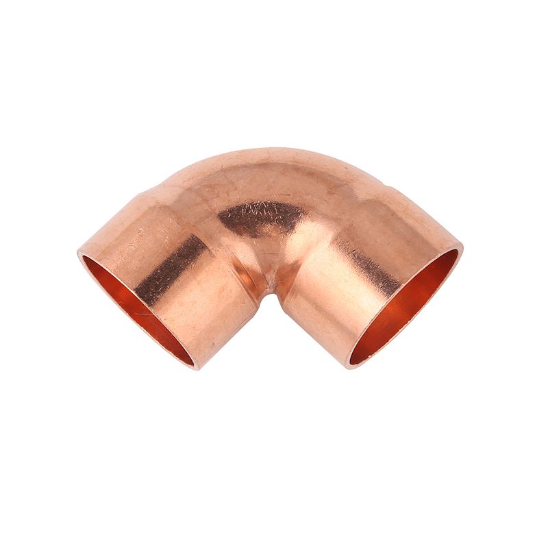6.35mm - 50.8mm Copper Welding Pipe Fitting Equal Elbow Double Socket Connector for Air Conditioning Refrigeration