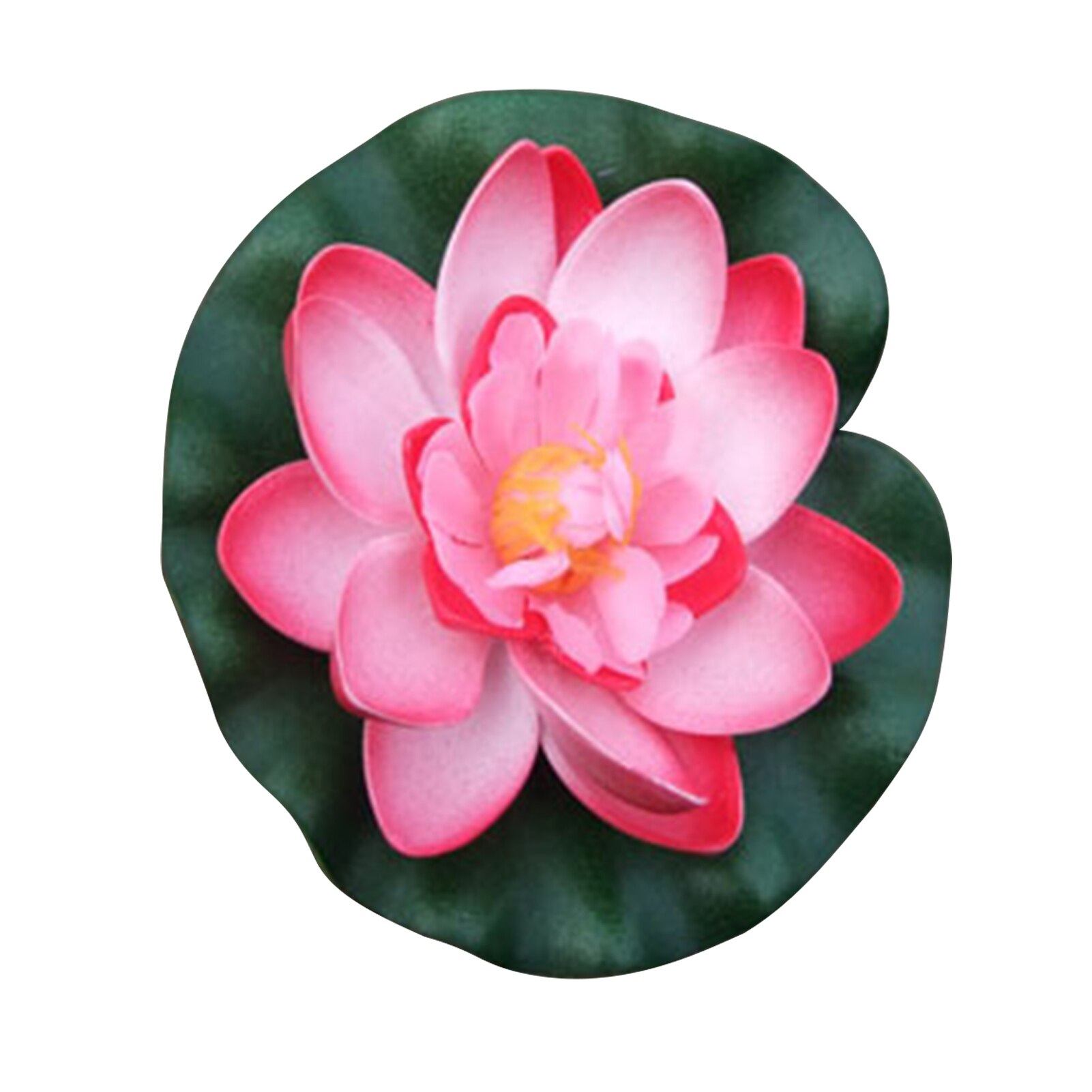 4 Inch Kunstmatige Drijvende Lotus Bloemen Water Vijvers Foam Lotusblad Nep Lelie Pad Drijvende Zwembad Thuis Vijver Decoratie Planten: C