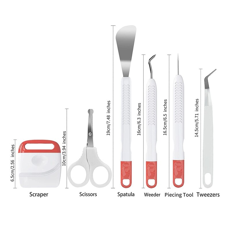 Craft Vinyl Weeding Tools Silhouette and Cameo Tool Kit,for Cricut/Silhouette/Siser/Oracal 631 651 751 Vinyl