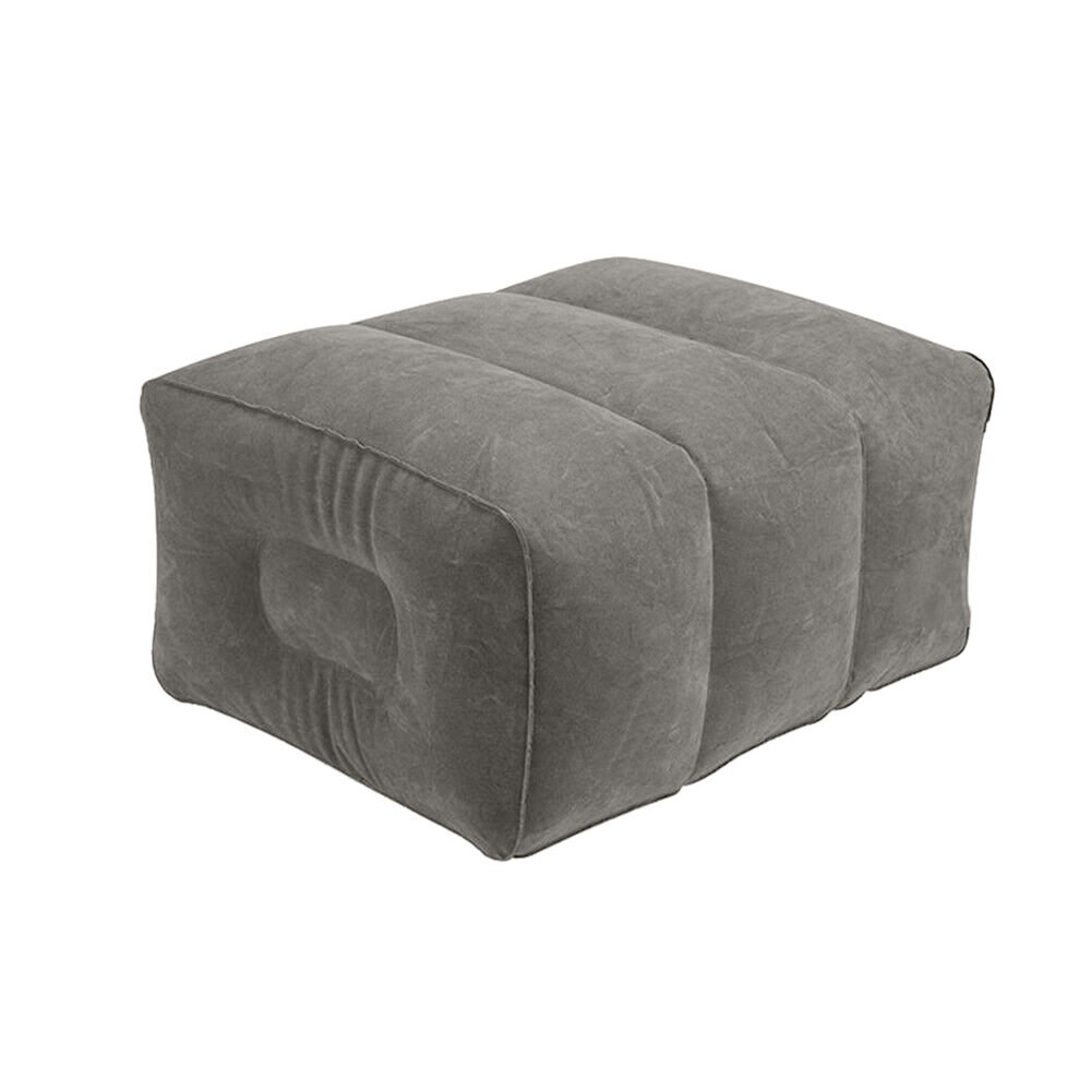 Adjustable Travel Pillow PVC Inflatable Foot Pad Airplane Car Bus Footrest Pillow Kids Flight Sleeping Resting Pillow