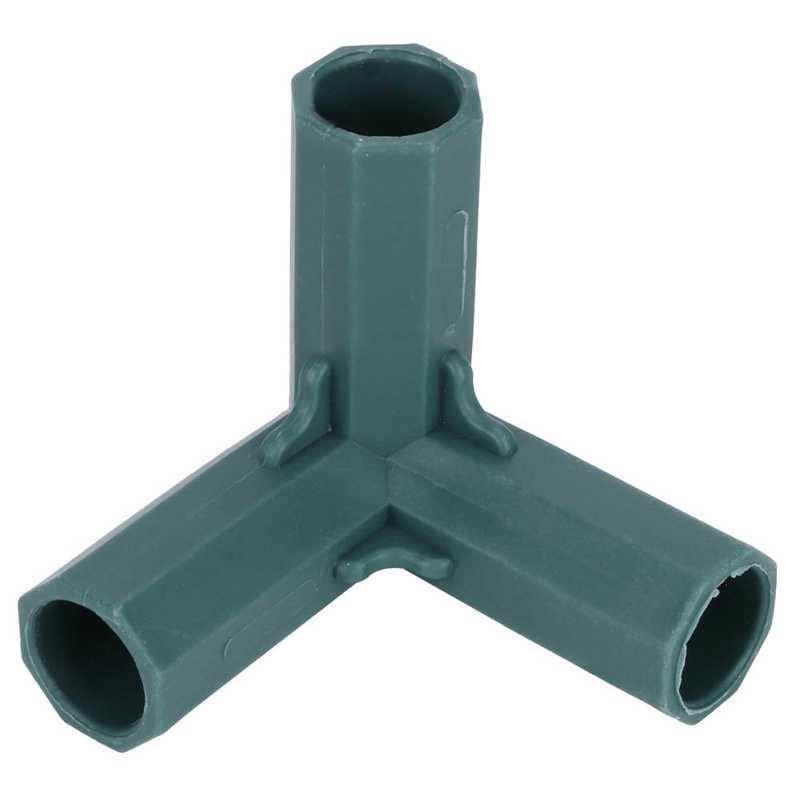 8Pcs 3-Way Plant Support Connectors Plastic Garden Climbing Stake Joint Greenhouse Accessory
