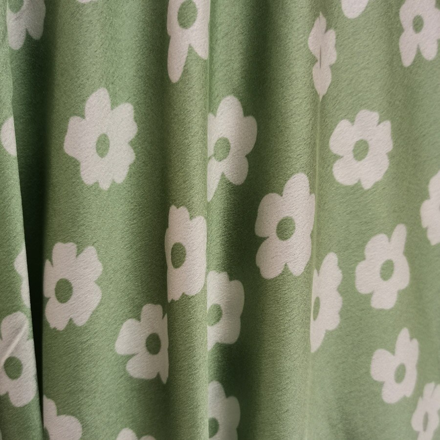 Glossy Daisy Dress Chiffon Material Tissue Fabric DIY Clothing Sewing Textile Summer Cloth