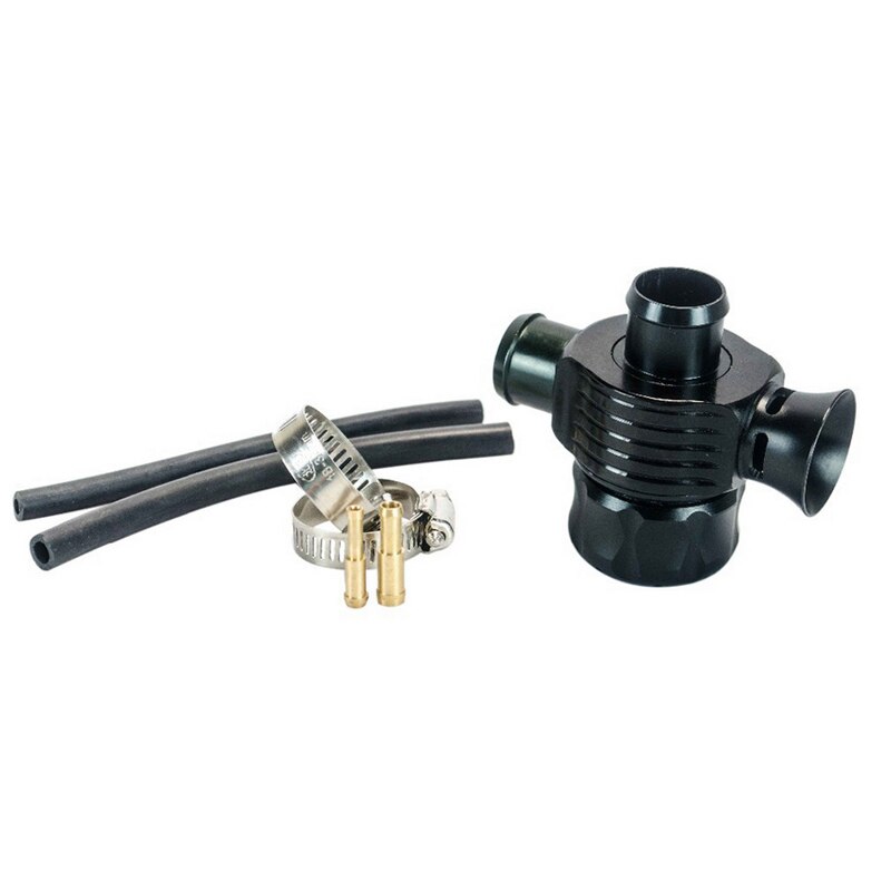 BAOLUN Universal Turbo deviatore valvola di scarico scarico doppia porta con avvisatore acustico per VW MK4 Golf Polo GTI 1.8T Saab Turbo