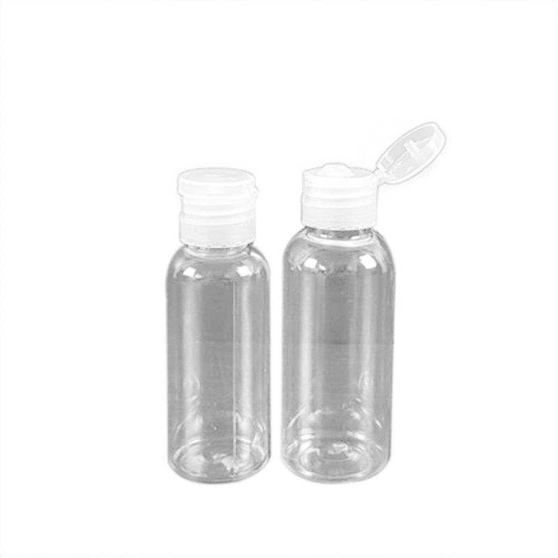 1/5 stk bærbar rejse gennemsigtig flaske 50ml 100 ml plastikflasker til rejseunderflaske shampoo kosmetisk lotionbeholder