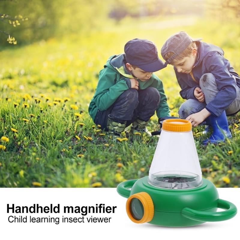 Bug Insect Watcher Magnifying Glass Small Animal Insect Children Cylindrical Crawler Spider Box Magnifying Glass Magnifier