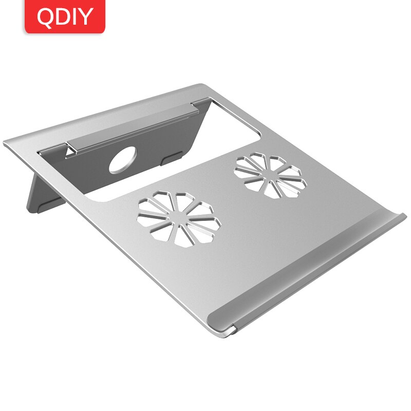 QDIY Notebook Folding Heat Sink Apple MAC Heightening Radiator Desktop Aluminum Base