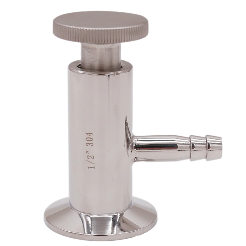 1"/1.5"Tri-clamp Sample Valve 50.5mm OD 1/2"(12.7mm) Hose Barb 304 Stainless Steel Homebrew Tri Clover Fitting Beer Hardware