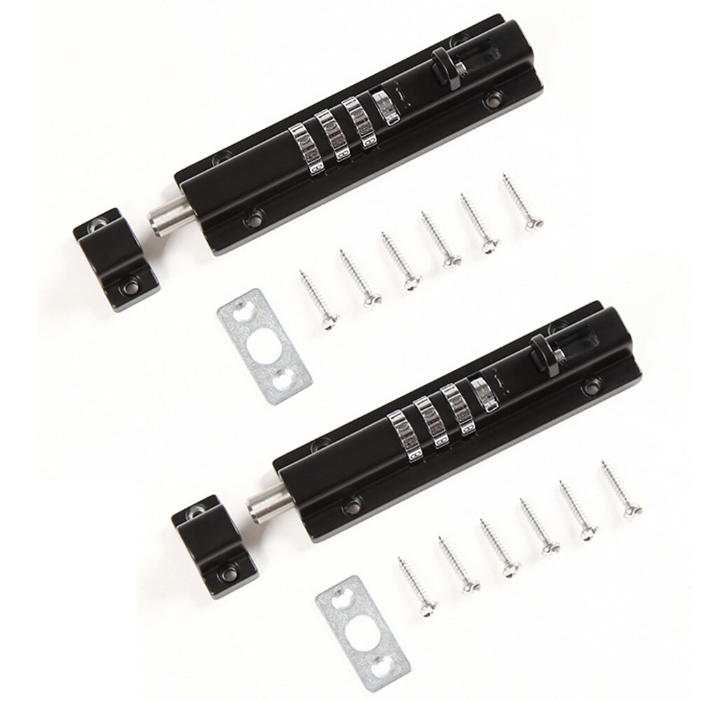 3 Dial Digit Anti Theft Bolt Zinc Alloy Coded Security Lock Safe Combination Password