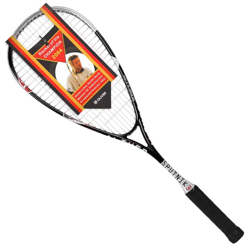 Professionele Vliegtuig Originele Squash Racket met Hoge Stijve Titanium Carbon Fibre Squash racket Met String en Tas: SPUTNIK 3