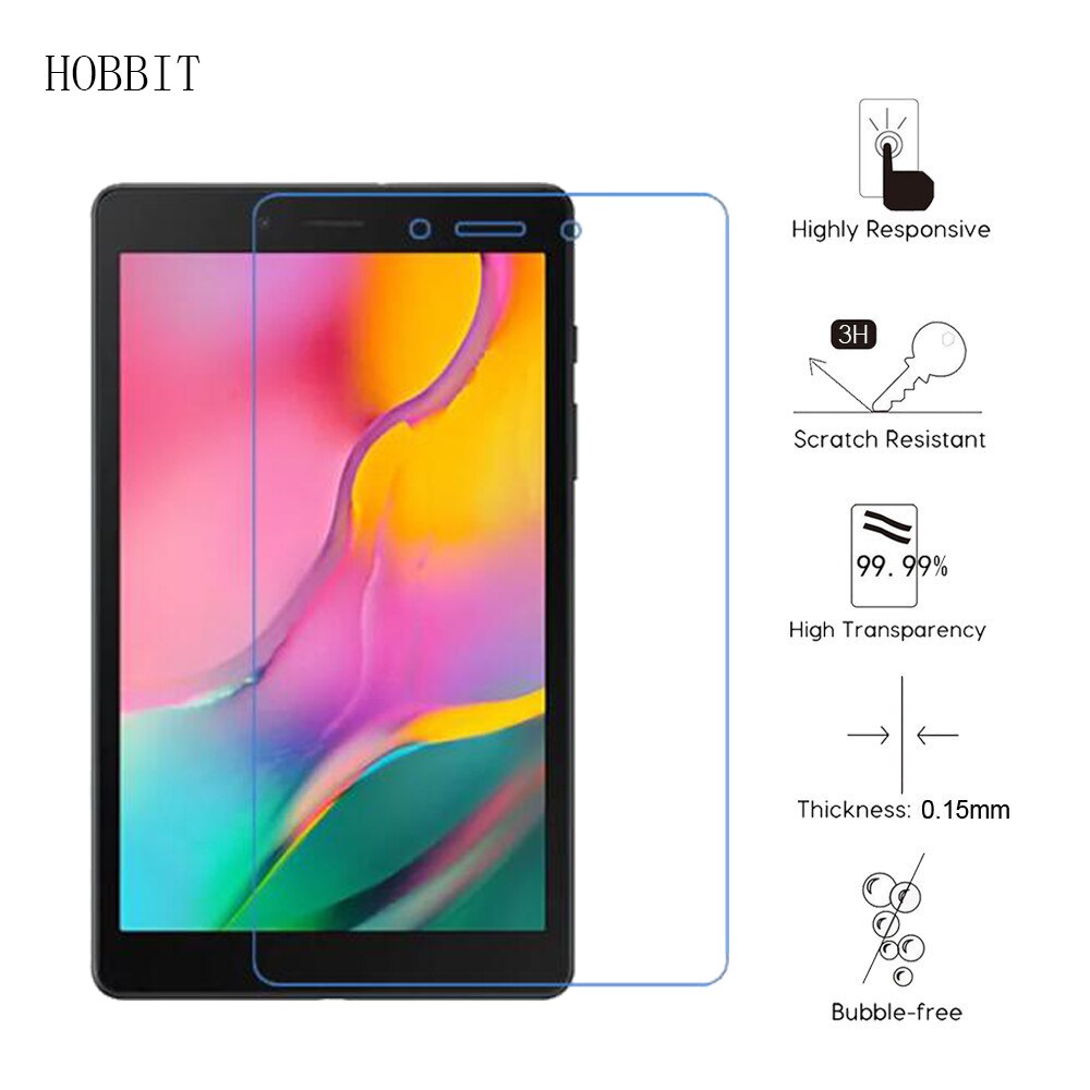 3Pcs For Samsung Galaxy Tab A 8.0 8 Inch T295 T290 Tablet Screen Protector 0.15mm Nano Scratch Proof Explosion-proof Film