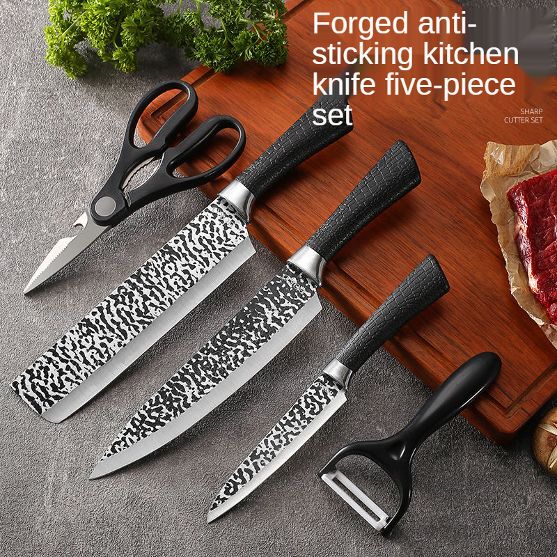Yangjiang Forged Stainless Steel Manganese Steel Kitchen Knife Household Small Kitchen Knife Fruit Knife Chef Knife Meat Cleaver