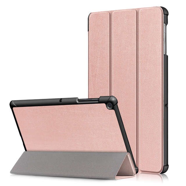 Ultra-thin Magnetic Smart PU Leather Cover for Samsung Galaxy Tab S5e SM-T720 T725 10.5" Tablet Auto Sleep/Wake Funda Case: Rose Gold