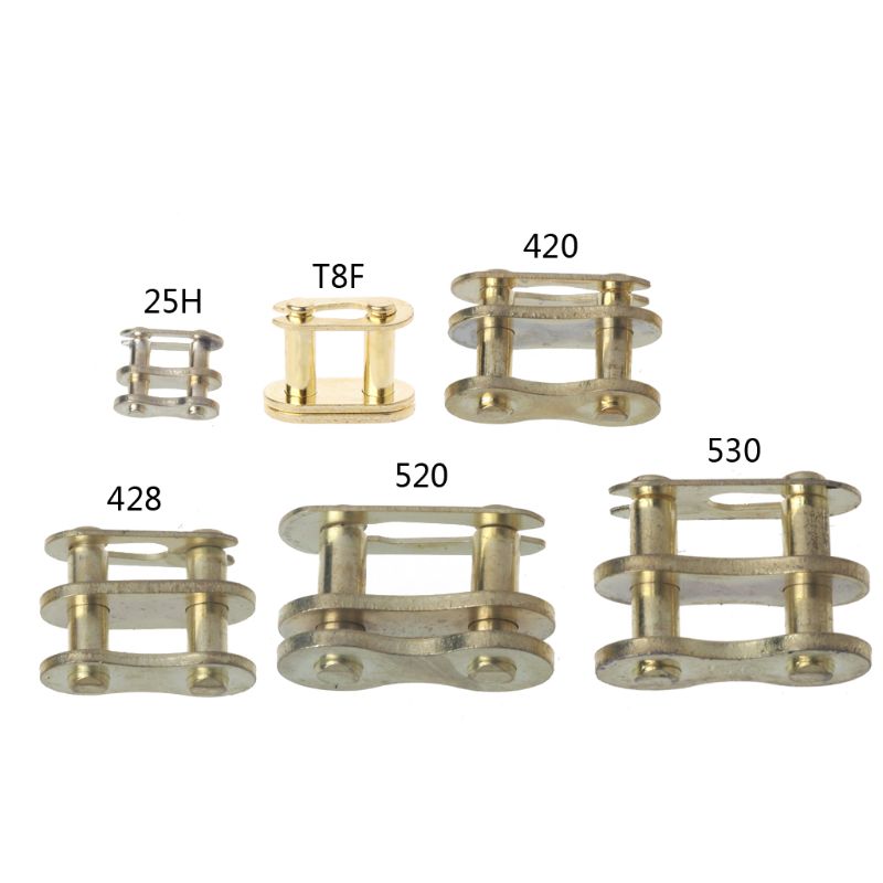 Motorcycle Chain Buckle Ring Link 25H# T8F# 420# 428# 520# 530# L41C