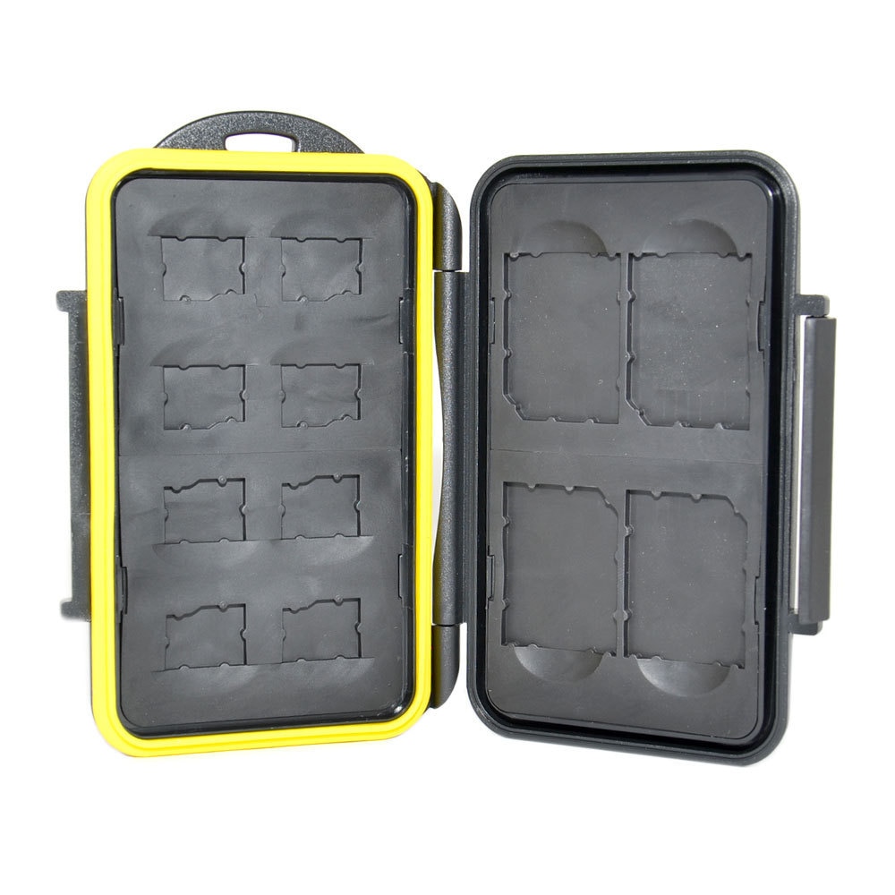 SDMSD12/24 Geheugenkaart Houder Case Anti-Shock Waterdichte Tough Card Case Voor 4/12 Sd Kaarten en 8/12 Micro Sd-kaart