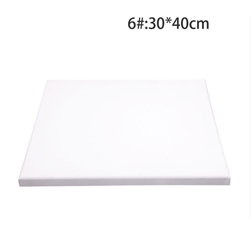 Cadre de panneau en bois carré, couleur blanche pour toile d&#39;artiste, peinture à l&#39;huile ou acrylique apprêtée: 6