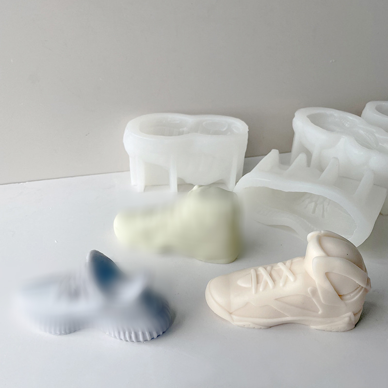 Sneaker Silicone Molds for Candles, Basketball Shoes Logo, Concrete Decor Mould, Homemade Candle, Candle Making