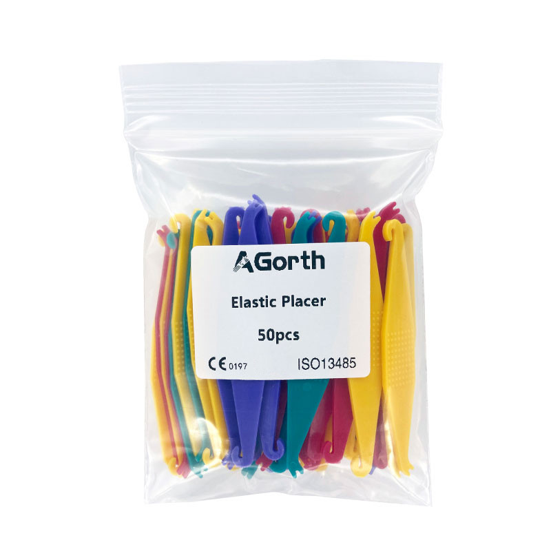 50/10 Uds. Bandas elásticas de ortodoncia Dental desechables Placer para aparatos ortopédicos anillo de ligadura de goma para dientes herramienta de accesorios de odontología