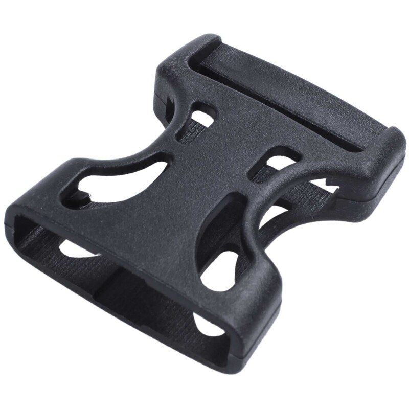 4pcs Plastic Side Quick Release Buckles Clip for 25mm Webbing Band Black