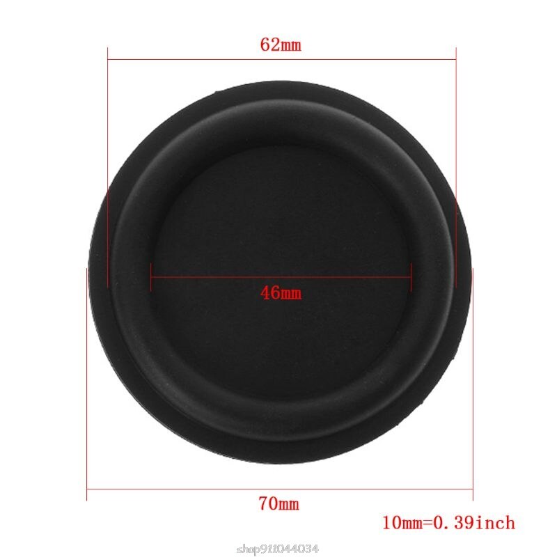 40mm Passive Radiator Subwoofer Speaker Vibration Membrane Bass Rubber Woofers N20 20: 70mm