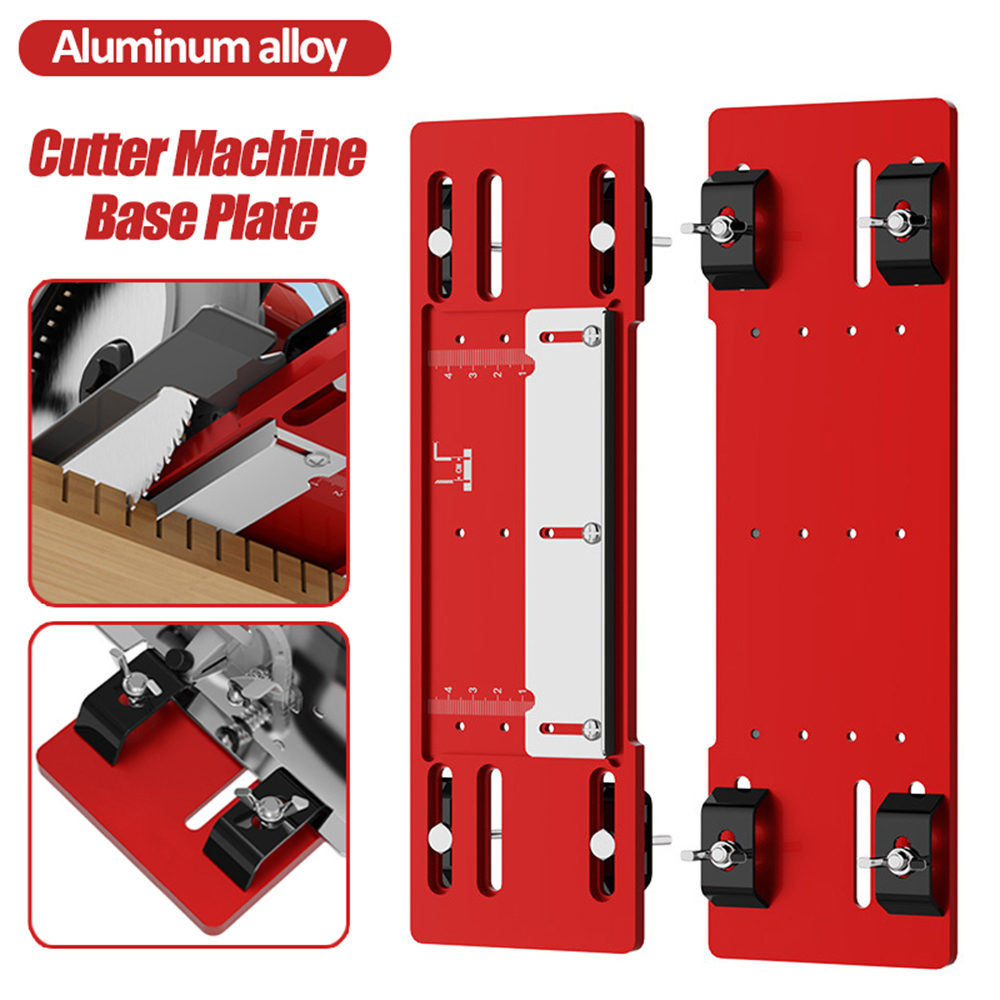 Adjustable Saw Bottom Base Guide Plate Woodworking Tool Aluminum Alloy Linear Motion Guide Rail For Circular Saw Cutting Machine