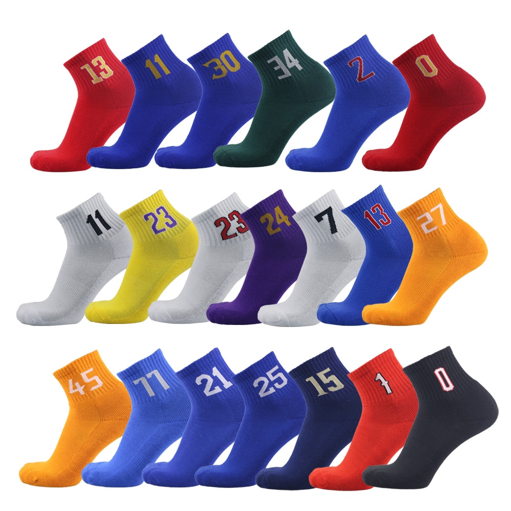 UGUPGRADE Super Star Basketball Long Socks Elite Thick Sports Socks Non-slip Durable Skateboard Towel Bottom Socks Stocking