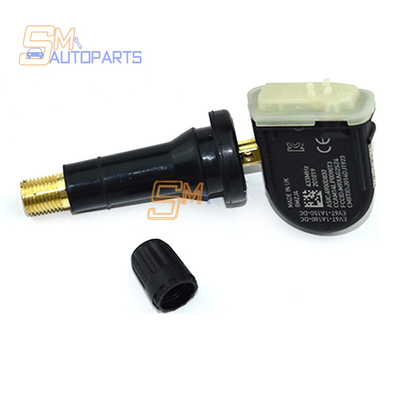Lot De 4 Capteurs TPMS à Clipser - Compatibles EV6T-1A180-CB EV6T-1A150-CB 433 MHz