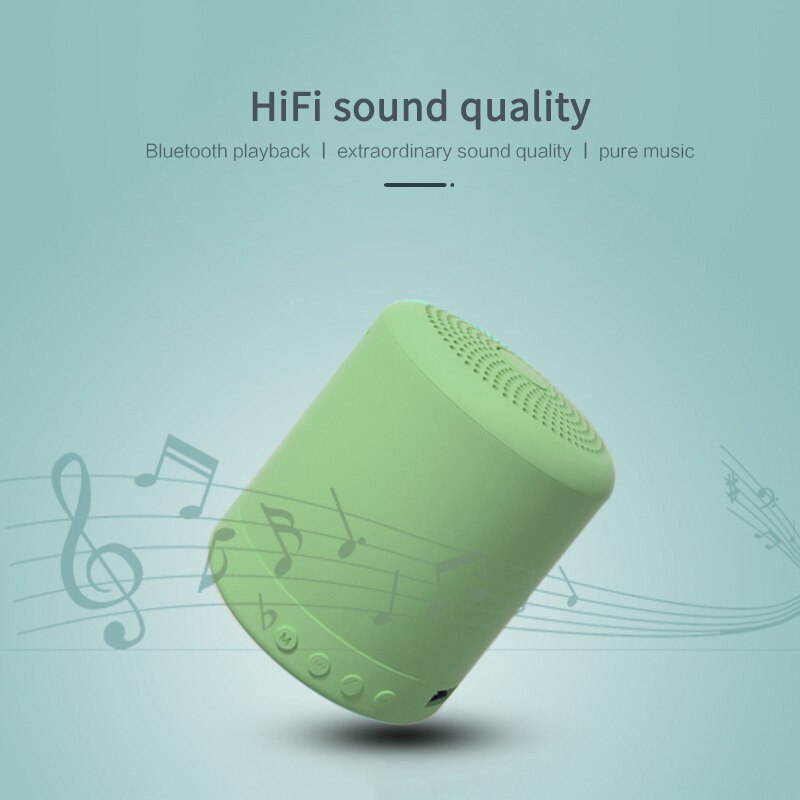 Macaron Bluetooth Portable Speaker Draadloze Luidsprekers Stereo Luidspreker Mini Kolom Muziek Bass 5W Outdoor Speaker Waterdichte