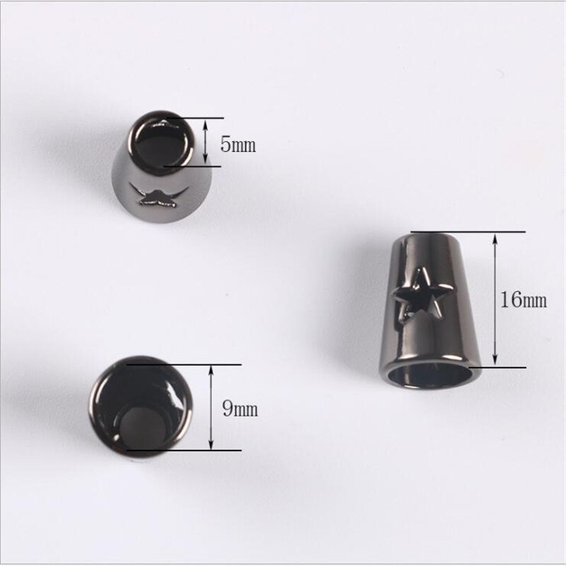 Stopper Cord Ends Lock Metal buckle for Bag Shoes Sportswear Garment Lanyard Accessories 60pcs