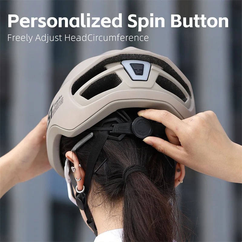 West Biking-Casco aerodinámico de ciclismo para hombre y mujer, casco de bicicleta de carretera de , PC + EPS, con luz trasera de advertencia USB