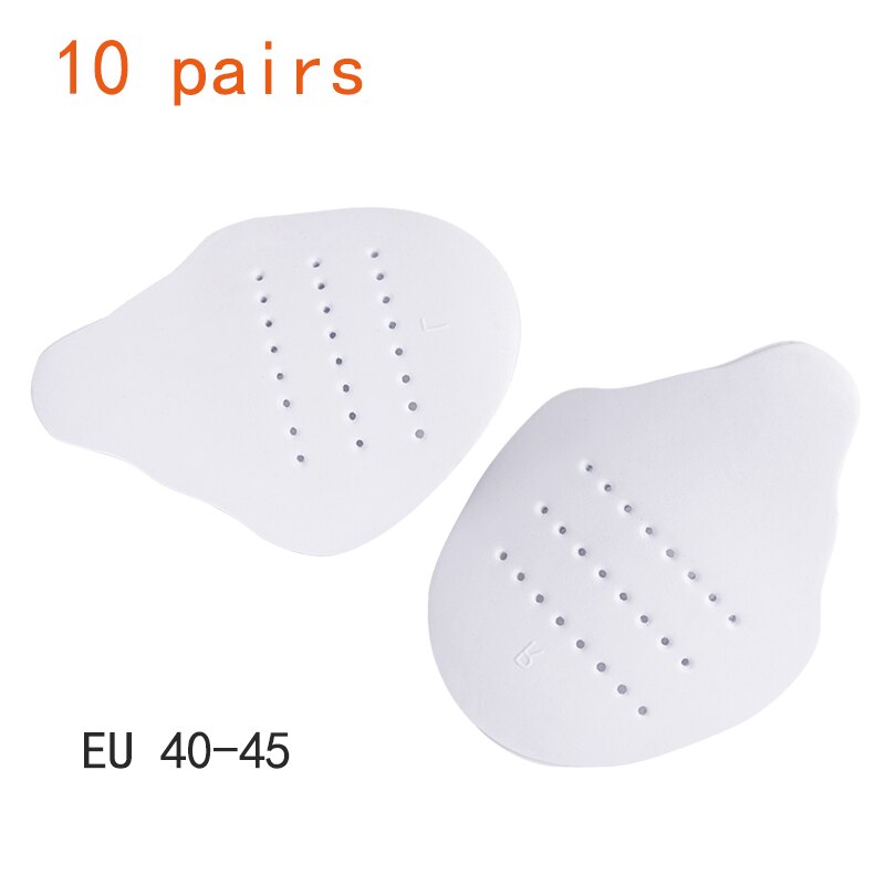 10 Paar Anti Vouw Wasbare Protector Sport Schoen Ondersteuning Neus Hoofd Brancard Shaper Keeper Protector: 10 pairs large white