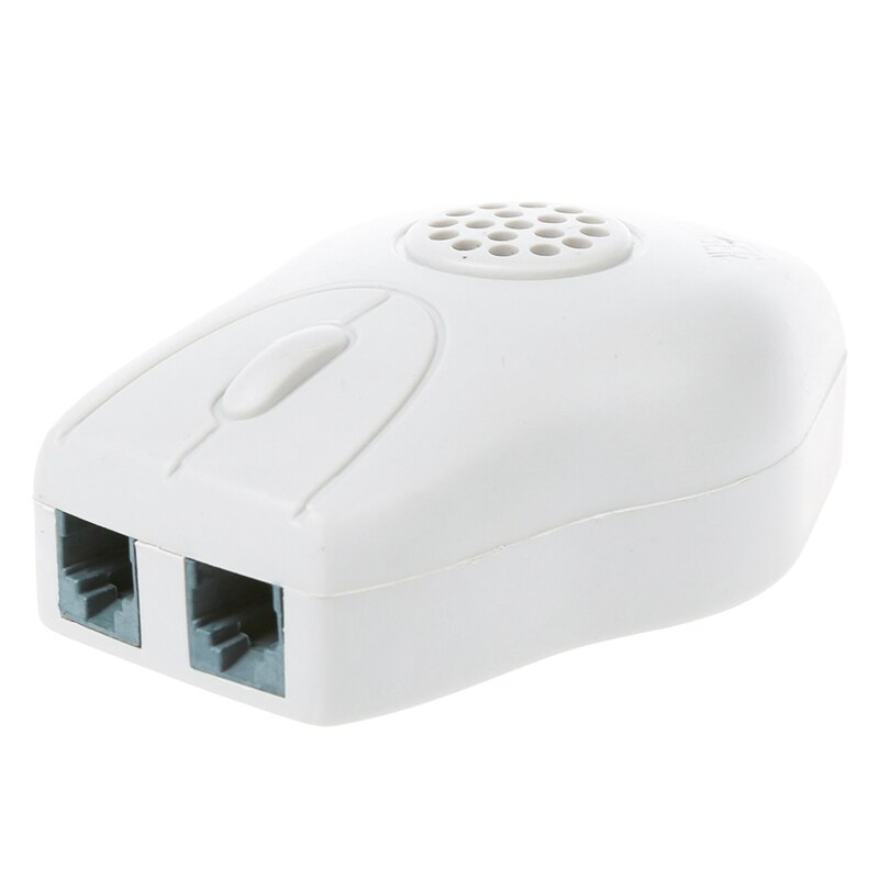 Grey Loud Telephone Ring Amplifier Ringer & RJ11 Adapter Louder Telephone Ring Flash Amplifier Ringer