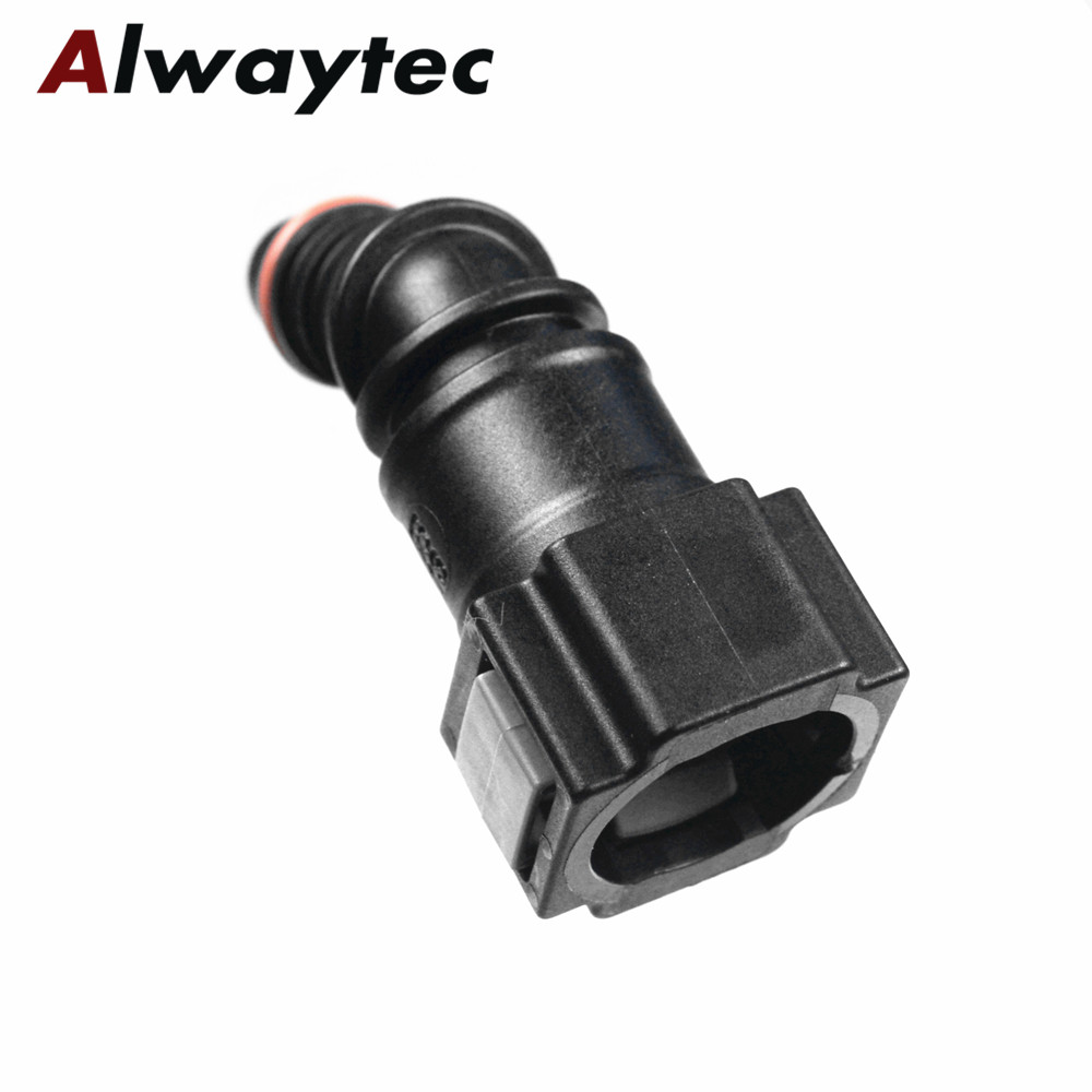 2 button 7.89mm nylon fuel line quick connector, saving fuel hose connectors, fuel connector