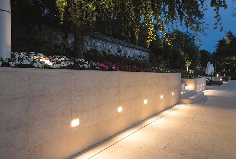 Led Deck Stap Licht 15Leds Ondergrondse Lamp Verzonken Trap Paitio Grond Spot Light Vloer Tuin Landschap Muur Buitenverlichting