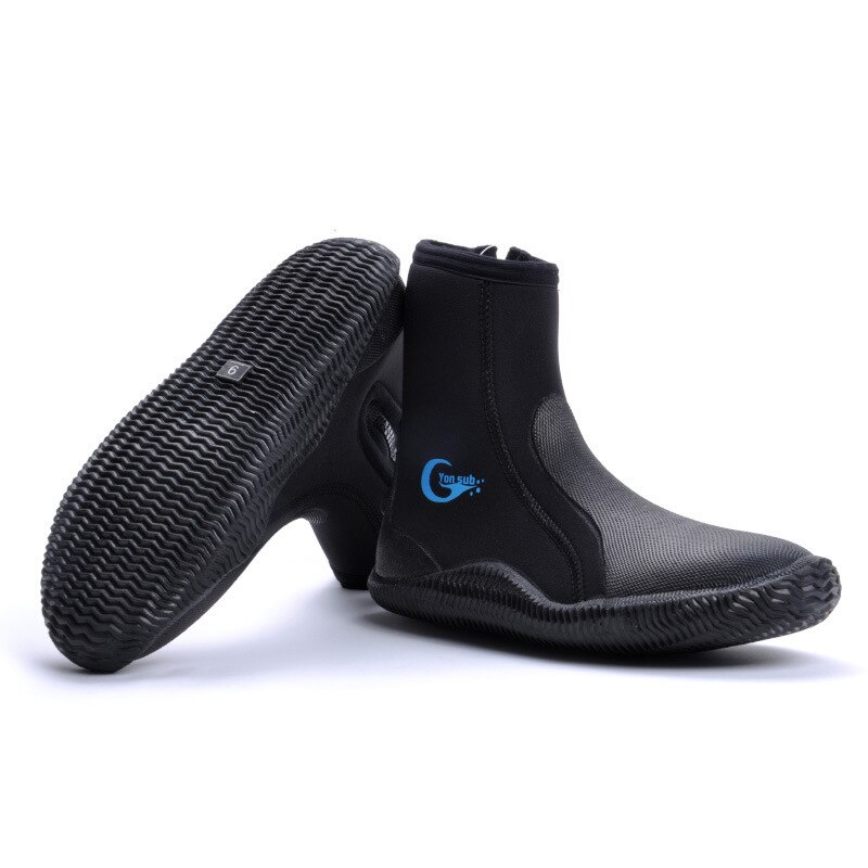 5.5MM Neopren Tauchen Stiefel Surfen Tauchen Tauchen Kitesurf Baden Schuhe Windsurfen unter Wasser Angeln Ausrüstung Schuhe Snorkeling