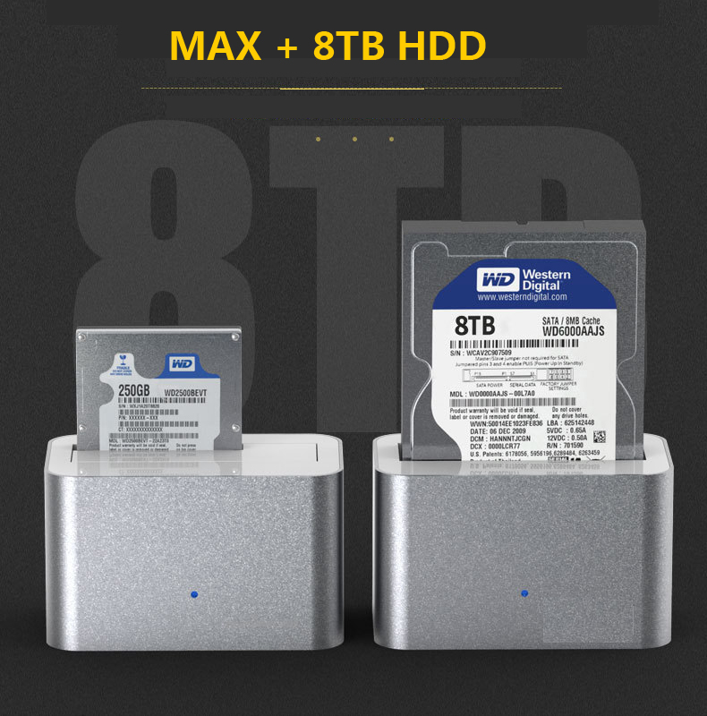 Goldendik nopea usb 3.0 2.5 tuuman  to 3.5 tuuman kotelo tyyppi c usb max tuki 8tb hdd-sovitin
