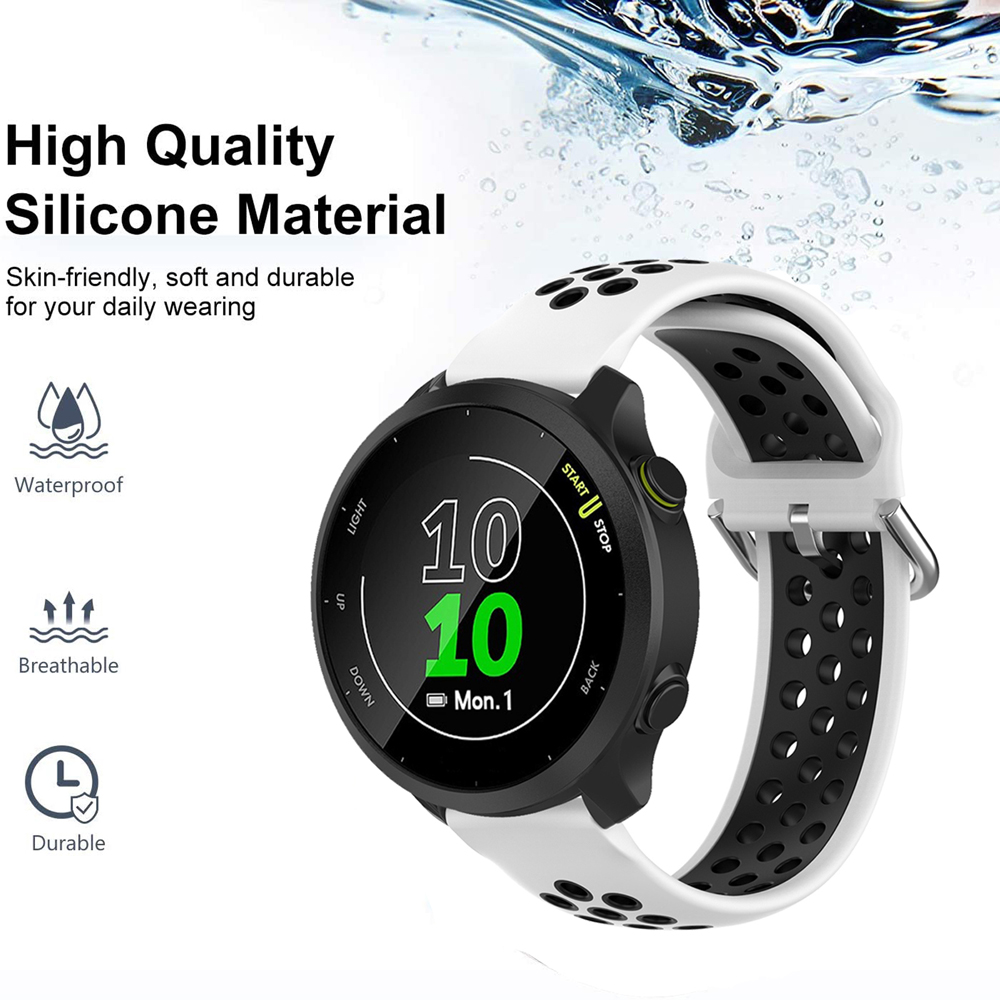 Bracelet de Sport en Silicone pour montre Garmin Forerunner 55, à dégagement rapide, accessoires de montre intelligente