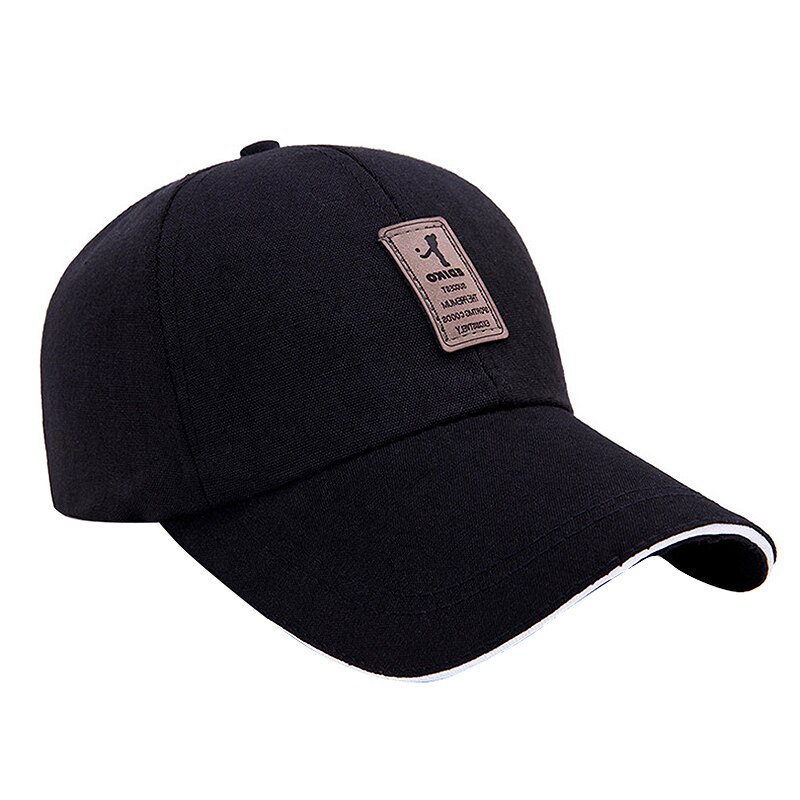 Cotton Golf Cap Baseball Cap Simple 56-60Cm Baseball Cap Sun Visor Golf Cap: Default Title