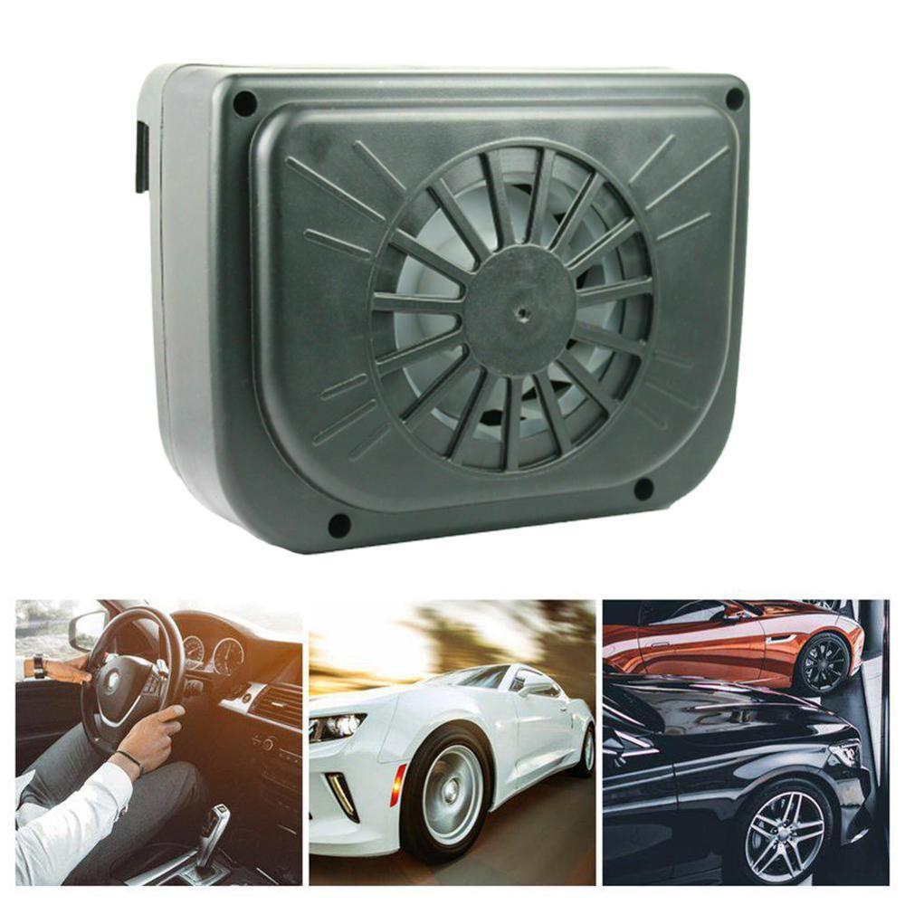 1Pc Solar Powered Auto Window Colder Air Vent Cooling with Ventilation Solar Cooler Car Stripping Radiator Fan Exhau Accessories