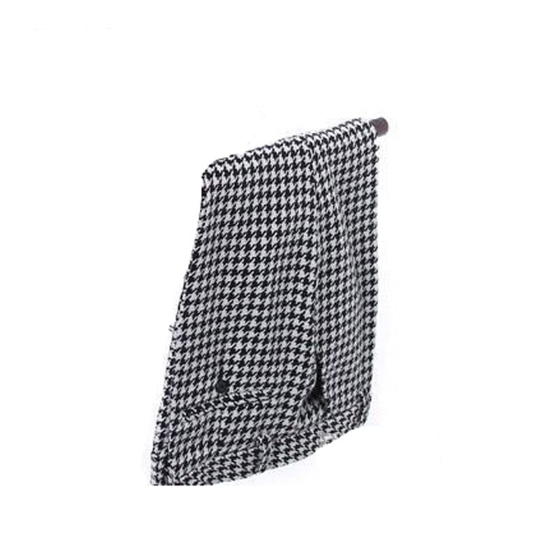 Pantalones de traje de Houndstooth para hombre, ropa Formal, trajes y Blazer, traje de cuadros, Tweed, pantalones de vestir formales de lana, Primavera: S