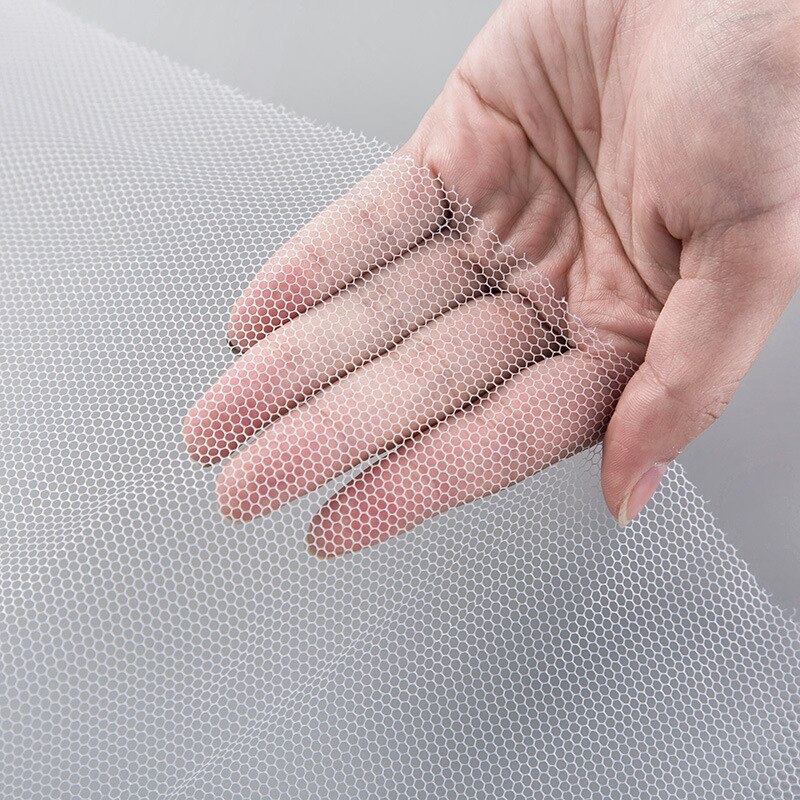 Trådnetting gasbind selvklebende myggnetting diy sand vindu / vindusskjerm usynlig med borrelås