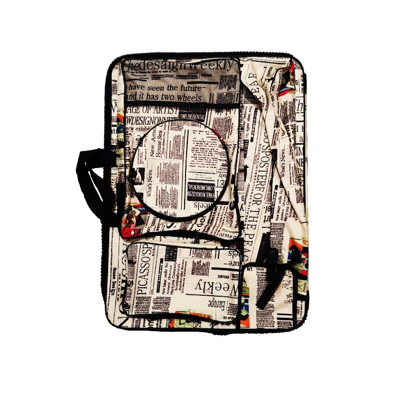 4K Fine Arts Schets Tekentafel Tas Waterdichte Grote Rits Stalen Ring Tekening Pakket voor Outdoor Rugzak Tas Reizen art Set: 03
