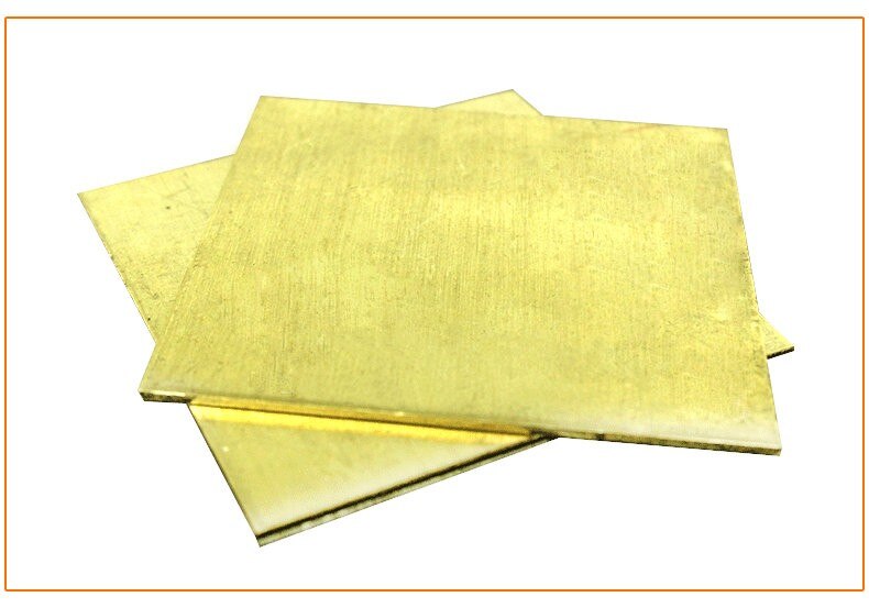 1 pces h62 placa de bronze espessura 0.8x100x100mm placa moldura modelo molde estrutura diy
