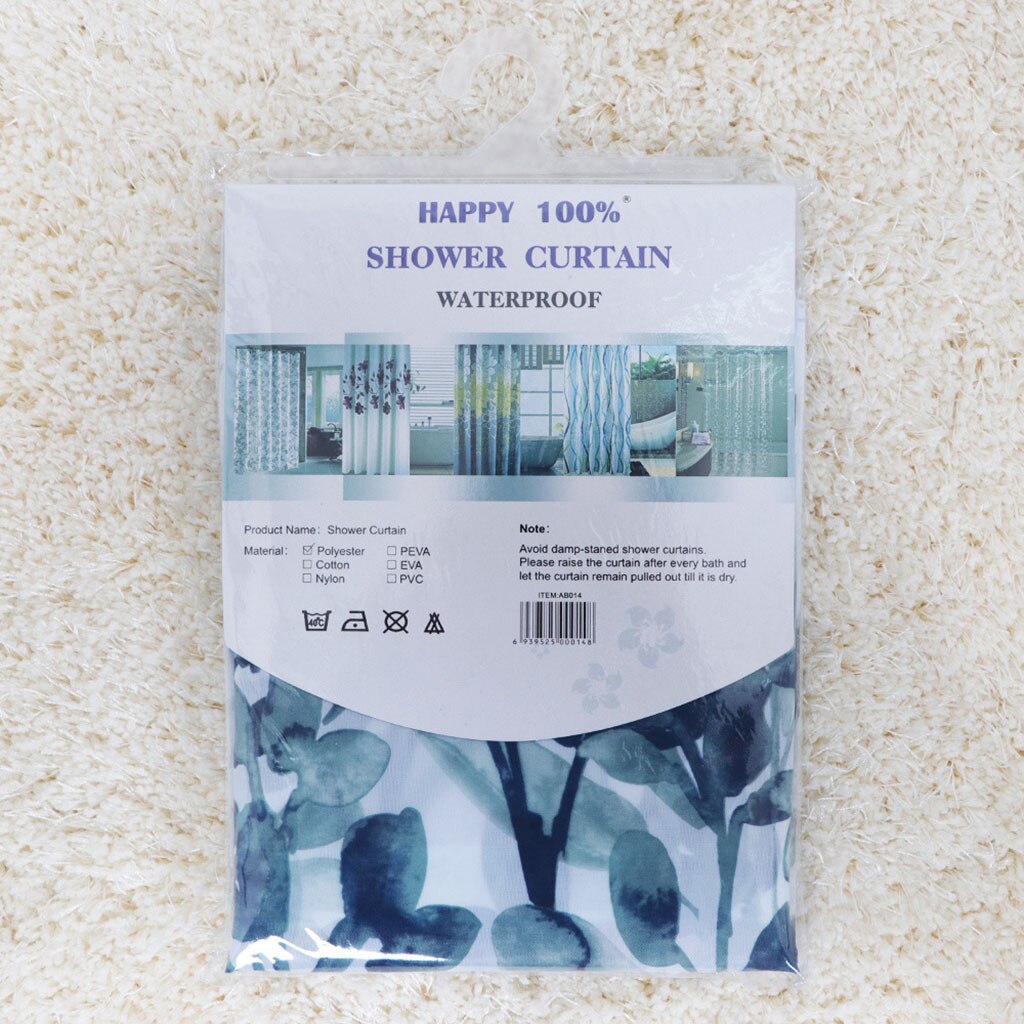 Douchegordijn Gedrukt 3d Bad Gordijnen Waterdicht Polyester Wasbare Badkamer Douche Gordijn Scherm Met Haken # R10