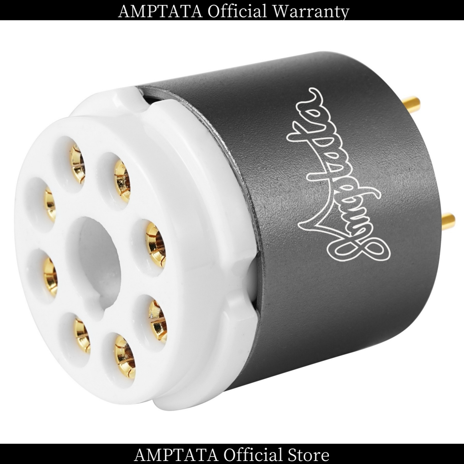 AMPTATA / 6SN7 CV181 a 12AX7 U7 T7 ECC83 82 81 7025 CV4003 CV4004 5751 / Convertidor de enchufe adaptador de tubo de vacío / chapado en oro de 24 quilates