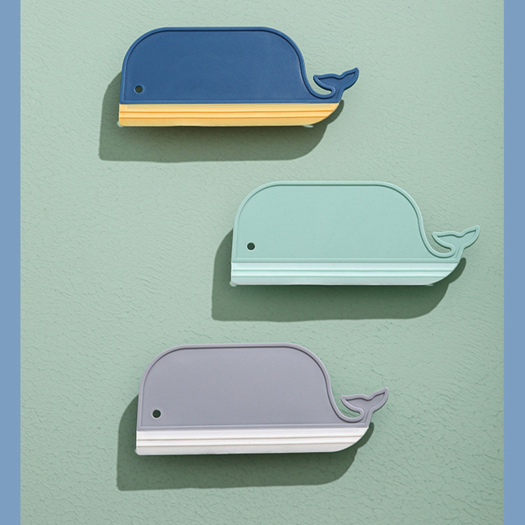 Mini Whale Wiper Glass Cleaner Kitchen Cleaning Tool Bathroom Mirror Wipe Toilet Hand Wash Countertop Cleaning Brush Car