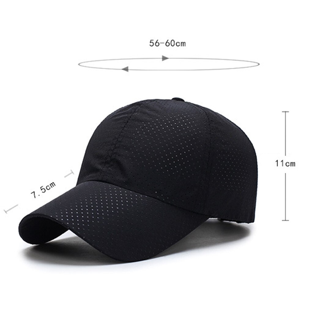Koreaanse stijl effen zomer casual baseball pet heren snapback dames jongen snel drogende mesh pet ademende zonnehoed