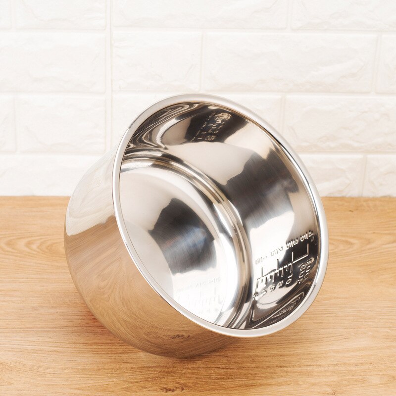 304 stainless steel rice cooker inner container Non stick Cooking Pot Replacement Accessories kitchen food Rice Cooker liner 4L