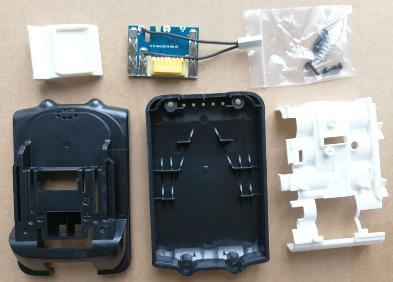 dawupine BL1815 Battery Plastic Case (no battery cell) Charging Protection Circuit Board For MAKITA 18V 1.5Ah 2Ah BL1815 BL1830: Box with PCB